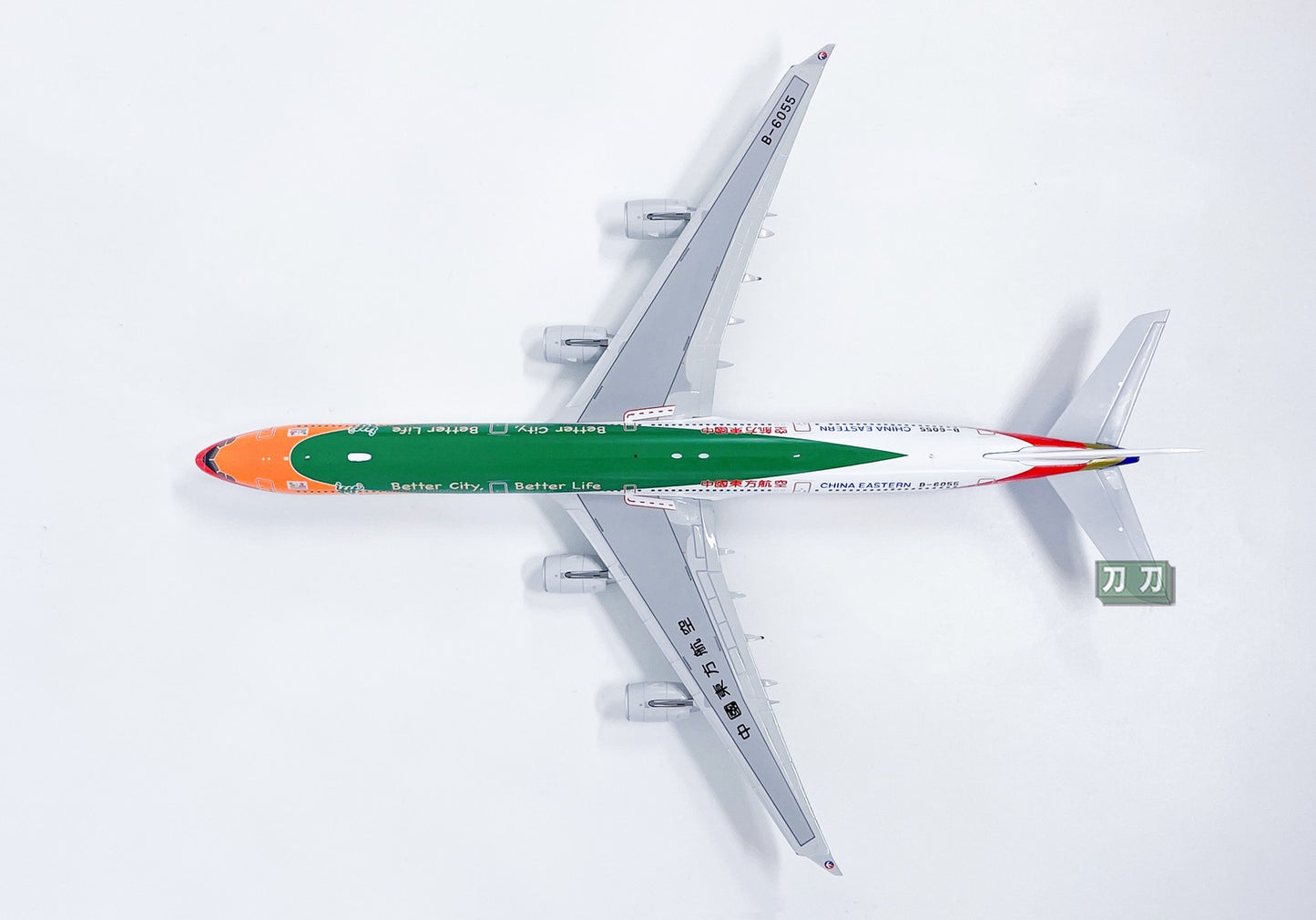 1:400 HX China Eastern Airlines Airbus A340-600 Plane Diecast Aircraft Model