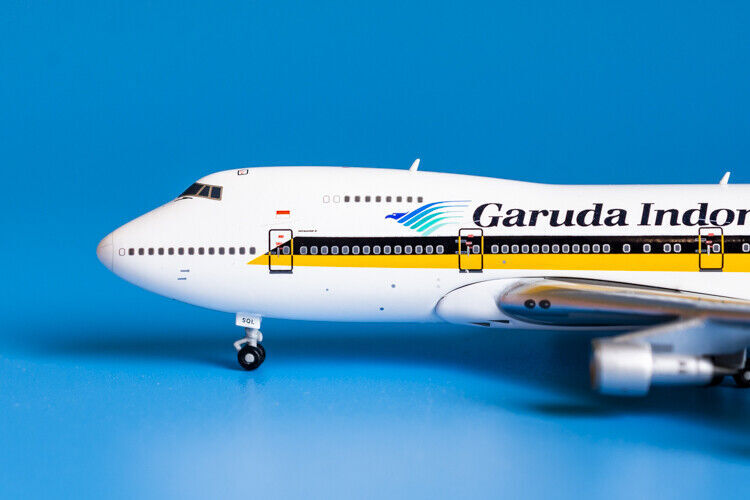 1:400 JC Wings Garuda Indonesia BOEING 747-400 Passenger Airplane Diecast Model