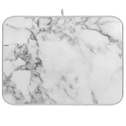 Dish Drying Mats Botanical Print Microfiber Kitchen Counter Super Absorbent Pads