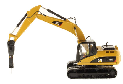 1:50 DM 320D L with Hammer Hydraulic breaker-equipped excavator Diecast Model