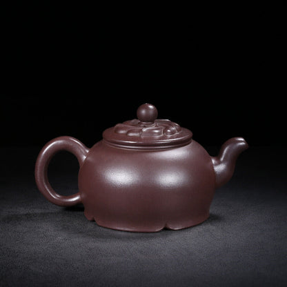 Chinese Yixing Zisha Clay Handmade Exquisite Teapot （踏浪 底款：何道洪）