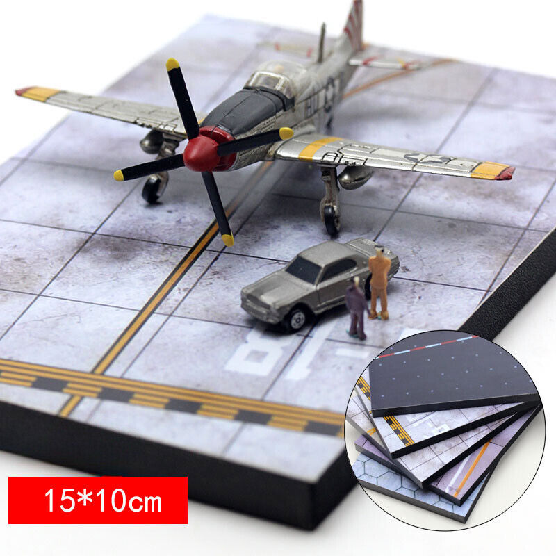Airport Runway Floor Scene Deck Props Air Force Apron Model Scene（No airplane）