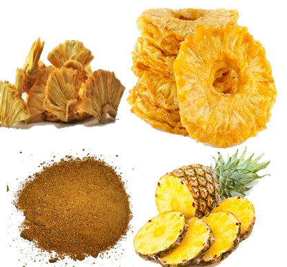 Dried pineapple fruit powder/flour/Tidbits/Rings premium grade A Quality