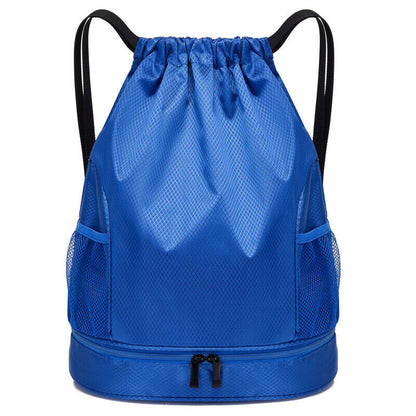 Waterproof Basketball Bag Wet Dry Separation Bags Swimming Drawstring Backpack