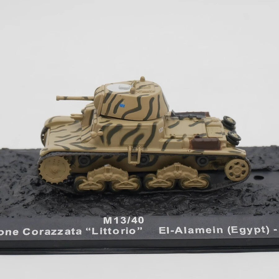 IXO 1:72 M 13/40 1942 WWII Italian Army Tank Alloy Military Model Ornament