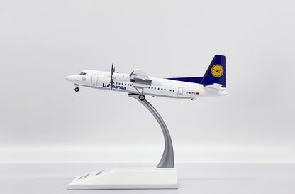 1:200 JC Wings Lufthansa FOKKER 50 Passenger Aircraft Diecast Airplane Model