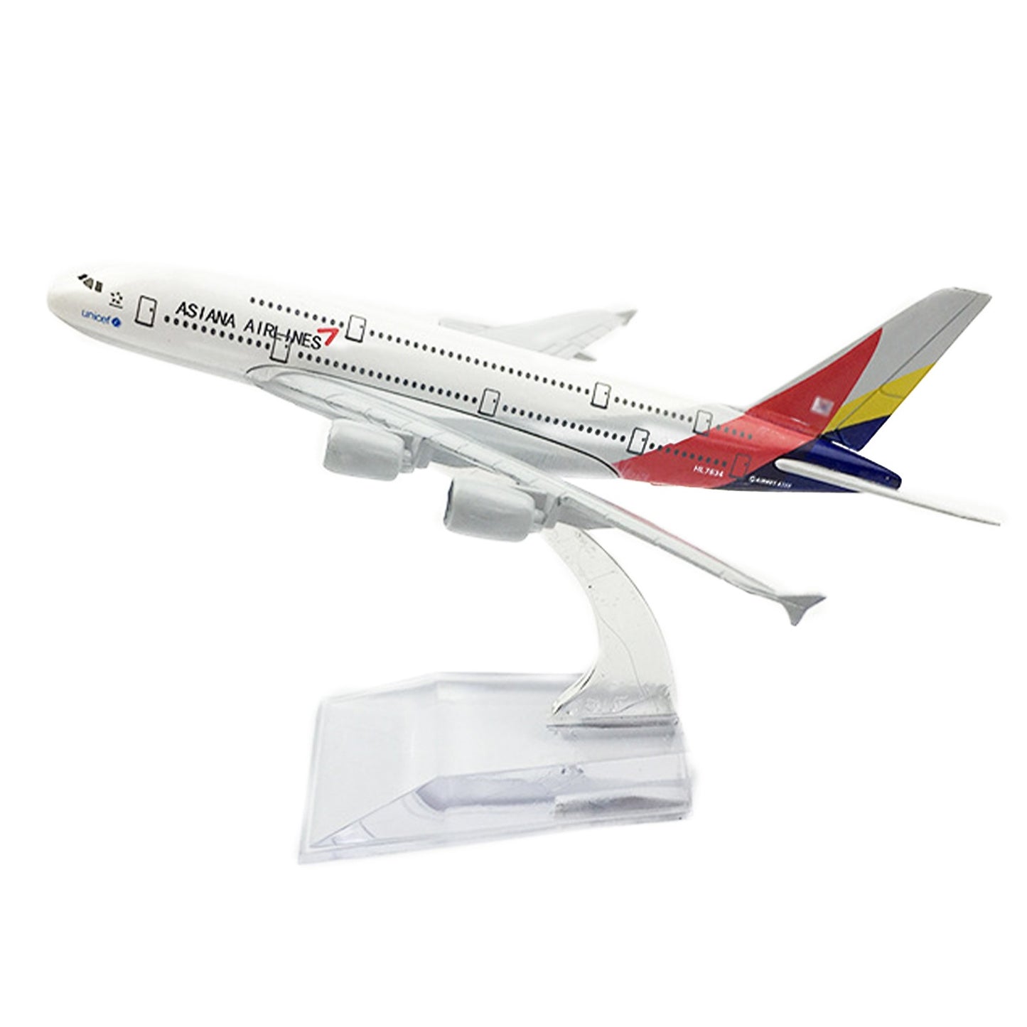 1:400 Asiana Airlines A380 Plane Metal Airplane Model Alloy Plane Model Deco