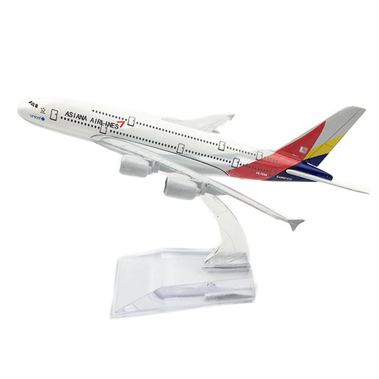 1:400 Asiana Airlines A380 Plane Metal Airplane Model Alloy Plane Model Deco