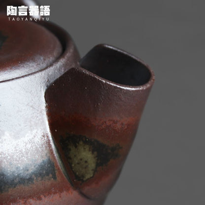 180ml Yixing Ceramic Tea Pot Tea Pot Kung Fu Tea Set Retro Handmade Crafts China