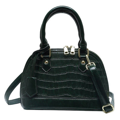 Pattern Tote Shell Bag Synthetic Leather Handbag Vintage Shoulder Bag 23*11*17cm