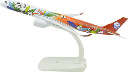 1:400 20cm A350 China Sichuan Airlines Panda Metal Airplane Model Plane Toy