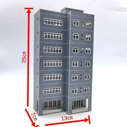 1:87 Building Model Police Station Assembly Building Scene Display Model