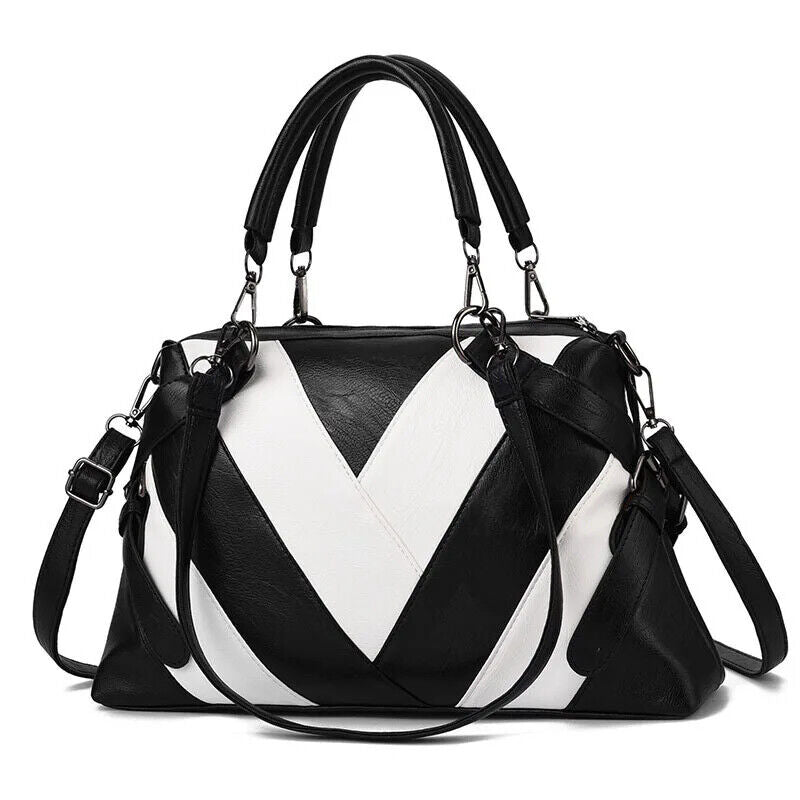 Bags Women Handbags Shoulder Bag White Black Ladies Tote