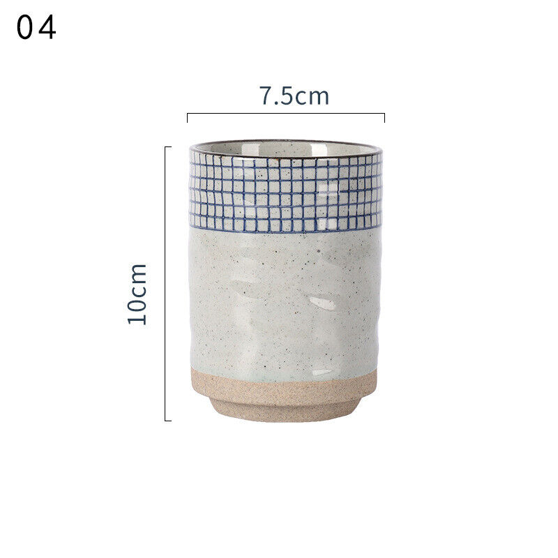 300ml Vintage Japanese Ceramic Mugs Tea Wine Sushi Sake Cup Restaurant Travel