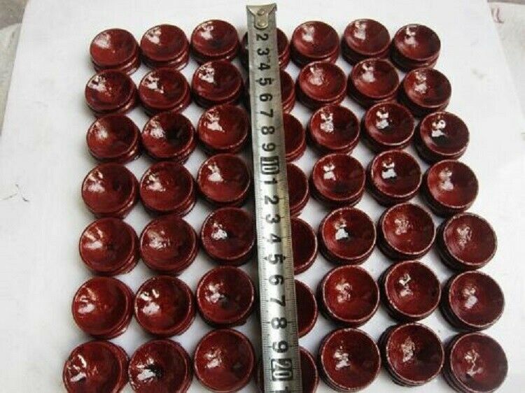 150g 50pcs wooden Stand Small Pedestal Holding CRYSTAL Sphere 28mm/WholesaleAA