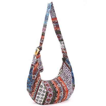 SALE Thai Hippie Boho Hobo Sling Shoulder Crossbody Bag Purse Ethnic Boho Lined