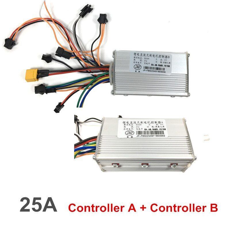 60v 25a 37a Main Board Controller Dual Motor Electric Scooter Skateboards Bikes