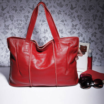 Genuine Leather Bag Women Leather Handbags Women Tote Bags Shoulder Bag