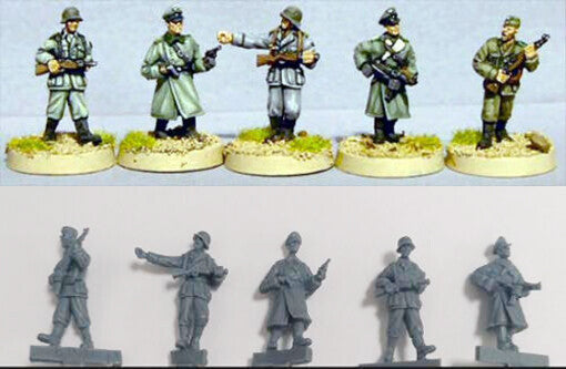 1/72 Resin figures German Officer Soldiers 5soldiers scene kit GS02