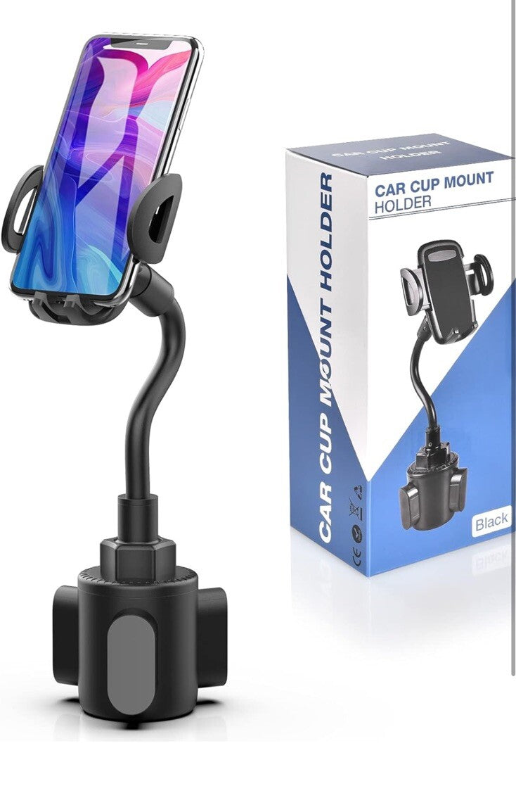 Strong Car Cup Holder Phone Mount for Cell Phone Compatible with Apple & Samsung