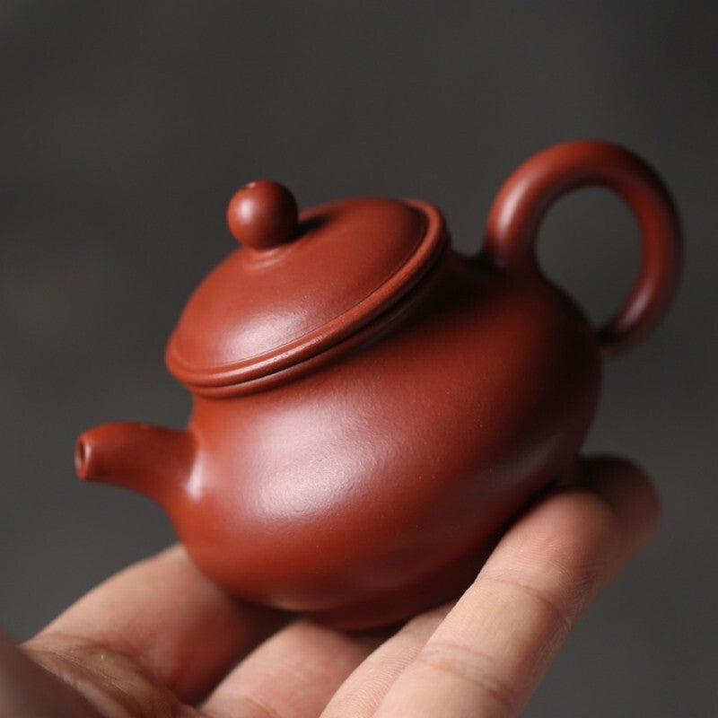 Small Tea Pot Zhu Clay Good Sealed Pot Chaozhou Real Yixing Zisha Teapots 3.4oz
