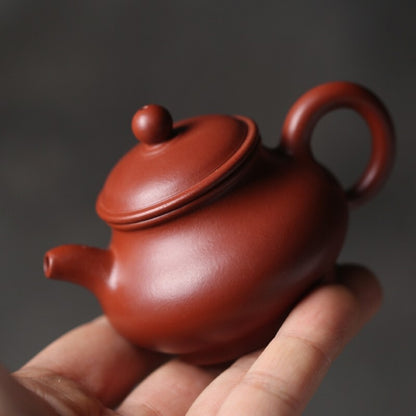 Small Tea Pot Zhu Clay Good Sealed Pot Chaozhou Real Yixing Zisha Teapots 3.4oz