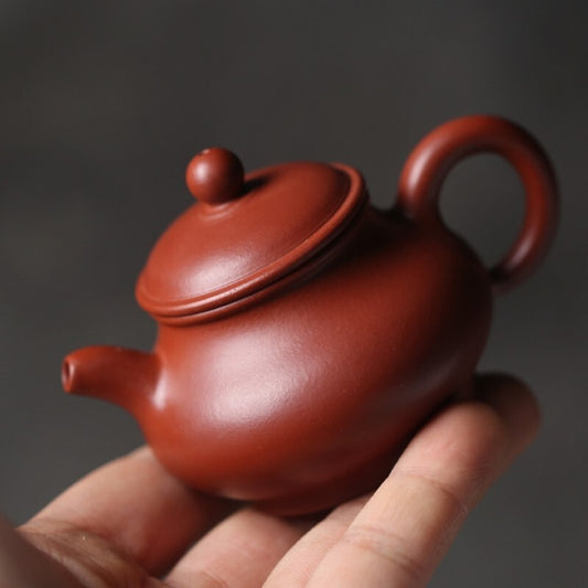 Small Tea Pot Zhu Clay Good Sealed Pot Chaozhou Real Yixing Zisha Teapots 3.4oz