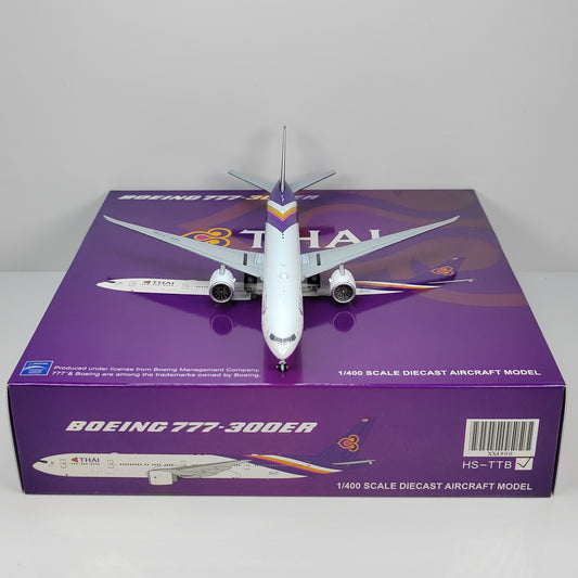 1:400 JC Wings THAI BOEING B777-300ER Passenger Airplane Diecast Model