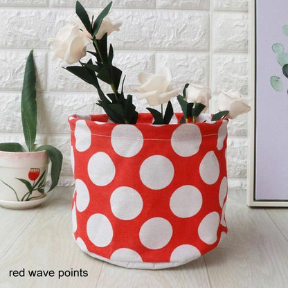 Laundry Basket Small Cartoon Storage Barrel Dirty Clothes Household Folding Bag