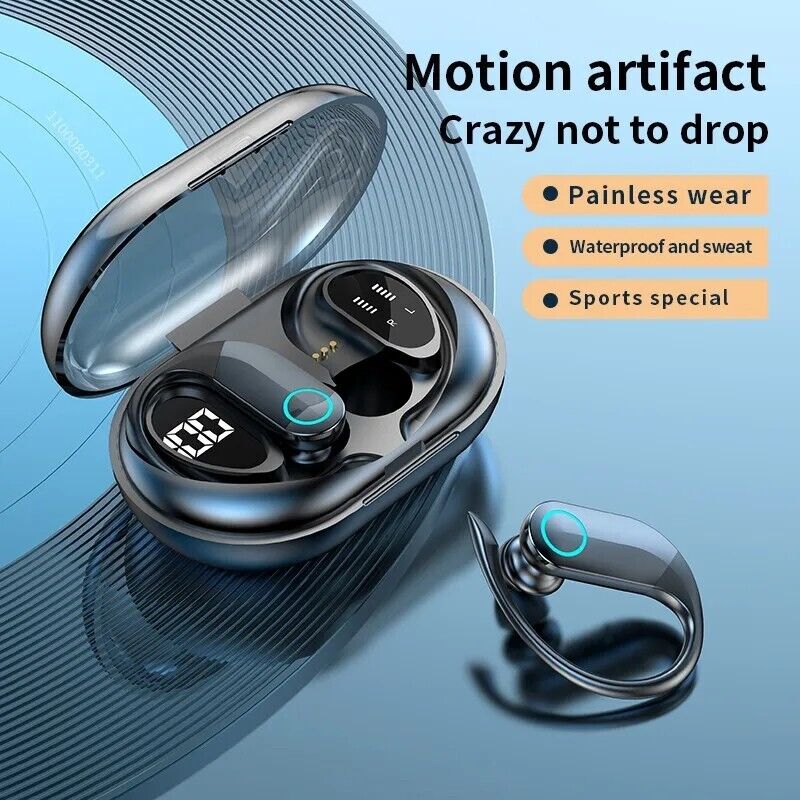 Earbuds Sport Headset Bone Conduction Headphones Bluetooth 5.2 Wireless Open-Ear