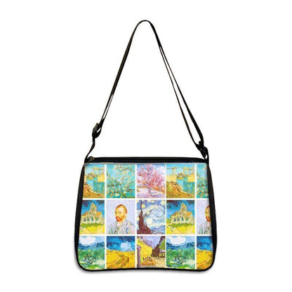 Famous Paintings Handbag Women Shoulder Bags Shopping Bag Canvas Pouch Zipper
