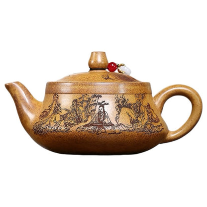 Handmade Tea Pot True Yixing Zisha Duan Clay Master Pot With Certificate Paper