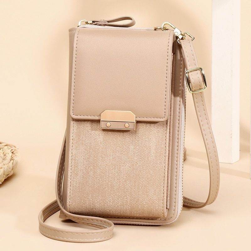 Women's Messenger Bag Mobile Phone Shoulder Wallet Leather Crossbody Coin Purse