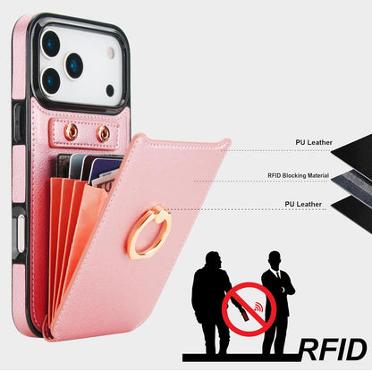 Compatible with Iphone 17 Pro Max Case Wallet with Card Holder, 360°Rotation Fin
