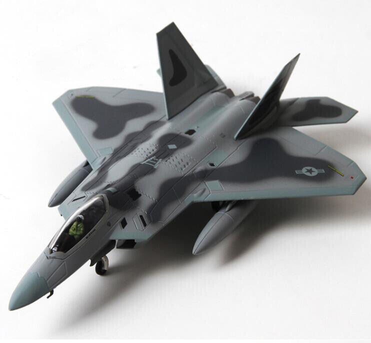TEERBO US Lockheed Martin F22 1/100 diecast plane model aircraft