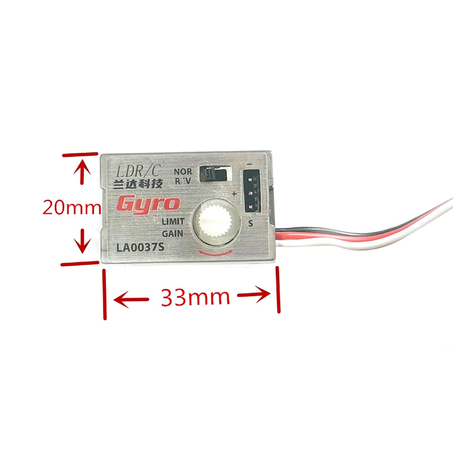 Adjustable Sensitivity Drift Running RC Car Auxiliary Gyro Module For WPL D12