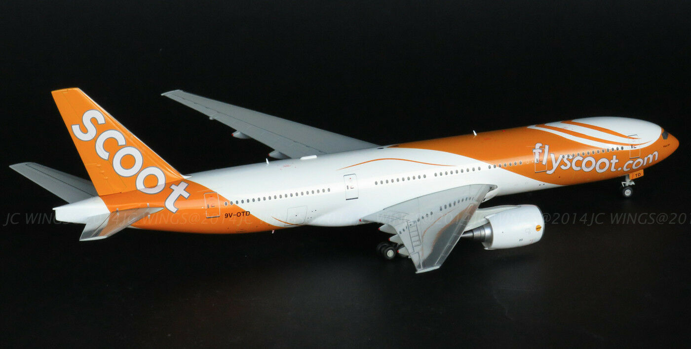 1:200 JC Wings Scoot BOEING B777-200ER Passenger Airplane Diecast Aircraft Model