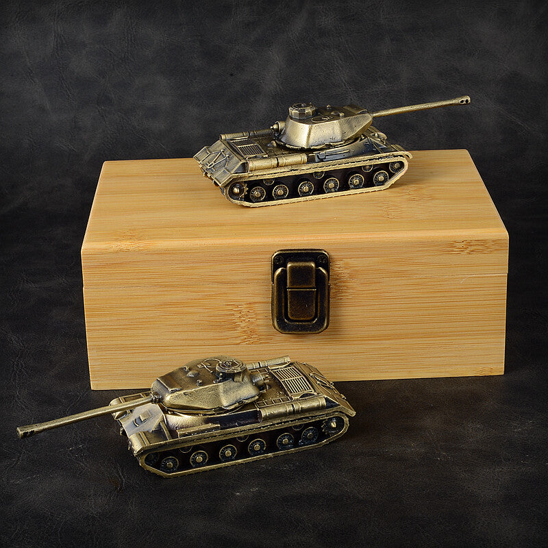 1:72 The Soviet Union CCCP IS-2 Heavy Tank Model All-metal Bronze