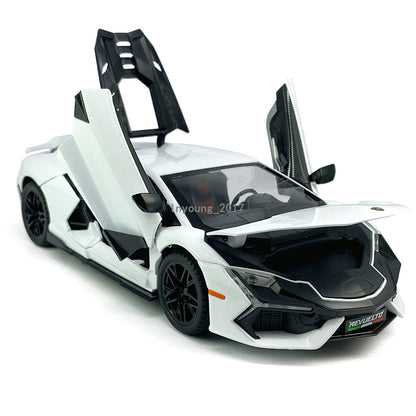 Lamborghini Revuelto 1:24 Diecast Model Car Toy Vehicle Boys Toys for Kids White