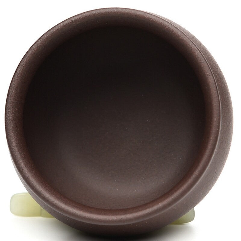 Marked Tea Cup 40ml Chinese Real Yixing Zisha Purple Clay Master Cup Handmade