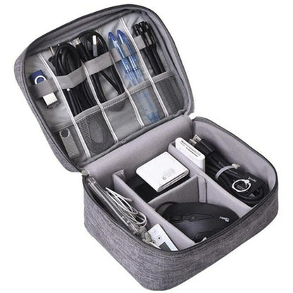 Travel Electronic Accessories Carrying Case for Digital Camera USB Organizer Bag
