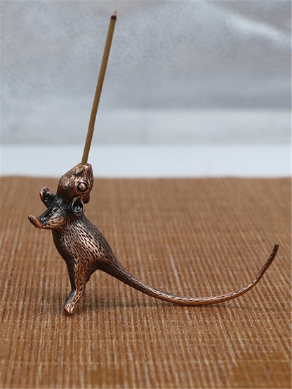Mouse Shaped Incense Holder Desktop Ornaments Incense Burner