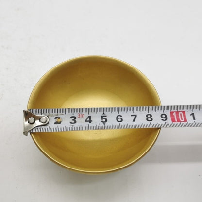 Chinese Brass bracelet small bowl with Chairman Mao's poems cup table decor