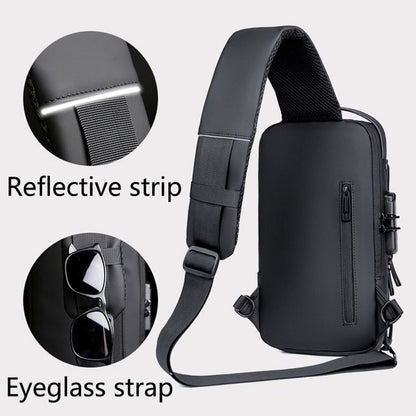 Sling Backpack Crossbody Shoulder Chest Bag Anti-theft Travel Waterproof Oxford