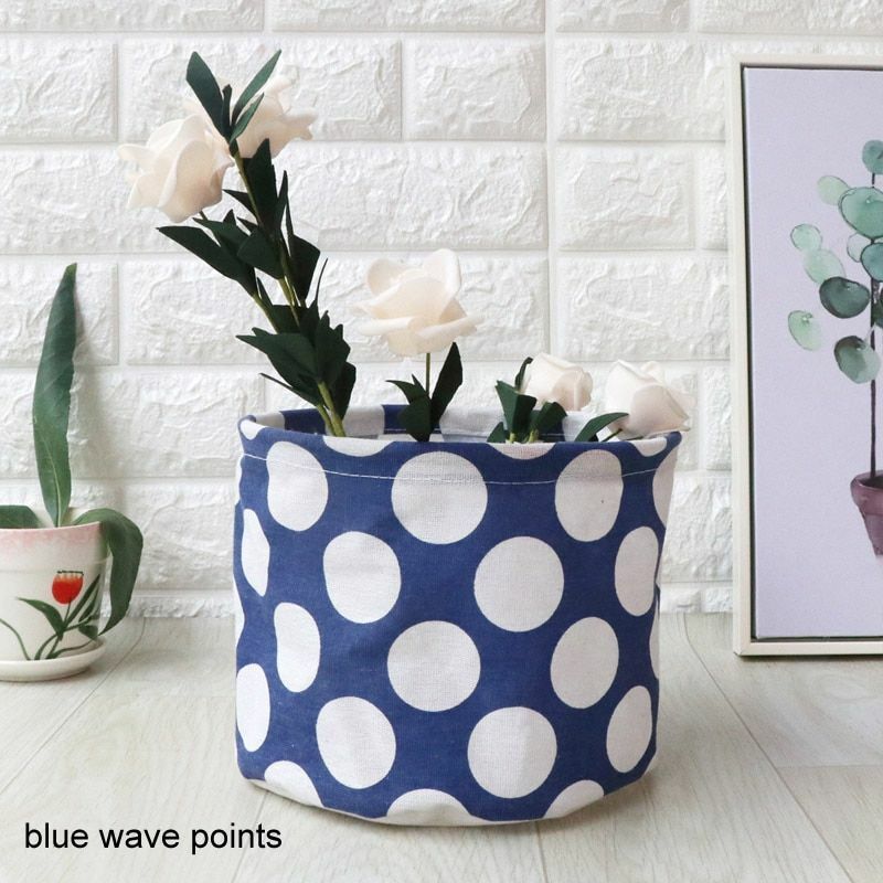 Laundry Basket Small Cartoon Storage Barrel Dirty Clothes Household Folding Bag