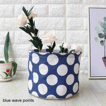 Laundry Basket Small Cartoon Storage Barrel Dirty Clothes Household Folding Bag