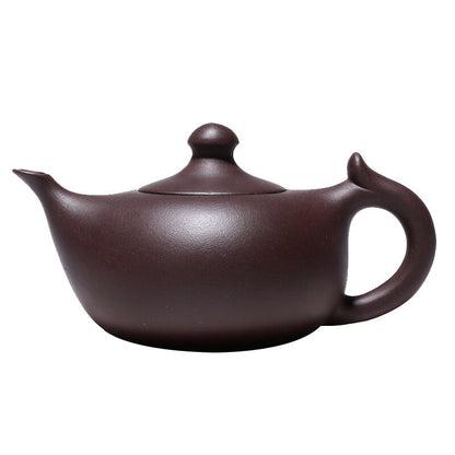 China Yixing Zisha Pottery Handmade Purple Clay 小月牙 Mesh Teapot Tea Pot
