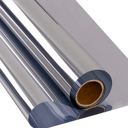 Glass Window Film Reflective Silver Mirror Tint Self-Adhesive Decal 5 8 10 Meter
