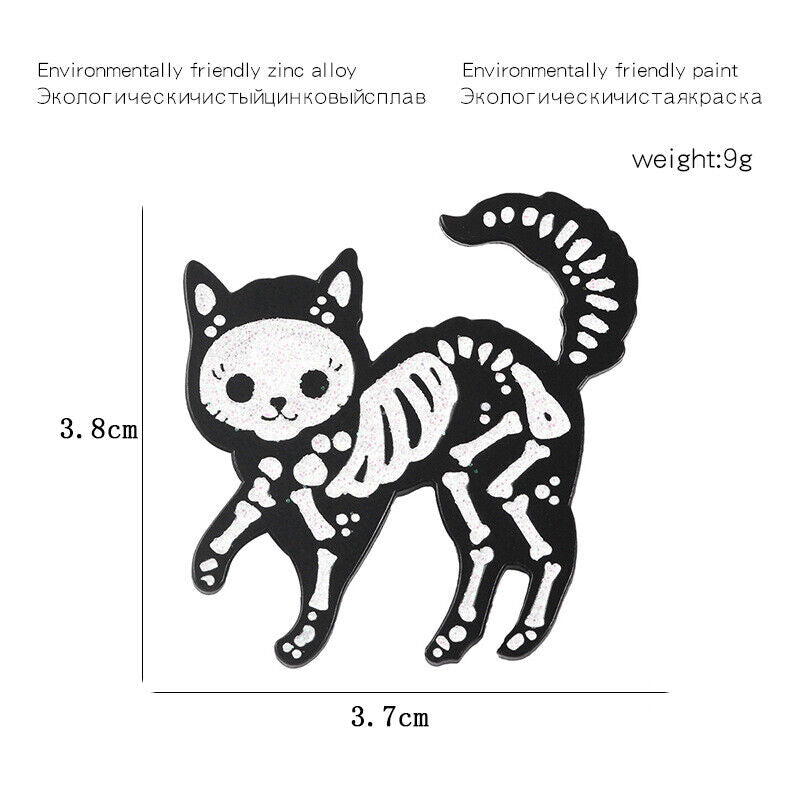Punk Funny Enamel Brooch Lapel Funny Pin Creative Badge Collar Bag Decor Gi