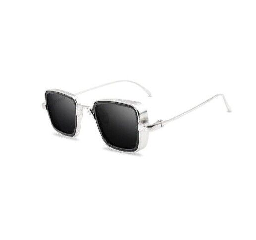 Vintage Steampunk Sunglasses Men Retro Metal Square Eyewear Trendy Fashion Shade